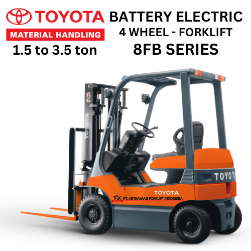 Forklift Baterai elektrik 1.5 ton 2 ton 2.5 ton 3 ton 3.5 ton