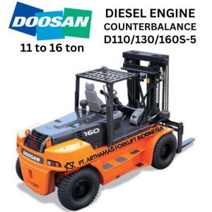 Forklift Doosan 11 13 16 tons - D110 D130 D160 S-5