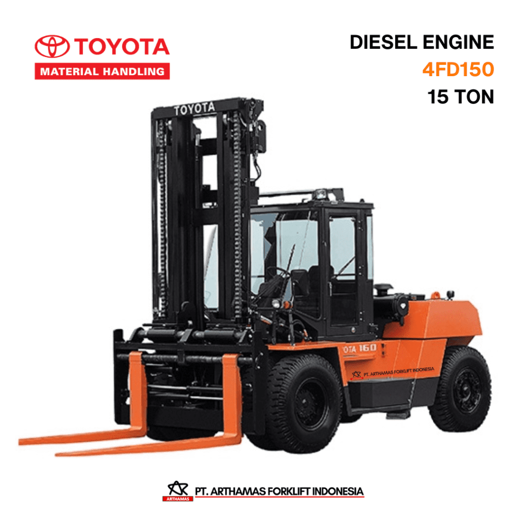 Forklift 15 Ton Toyota (4FD150) – PT. Arthamas Forklift Indonesia
